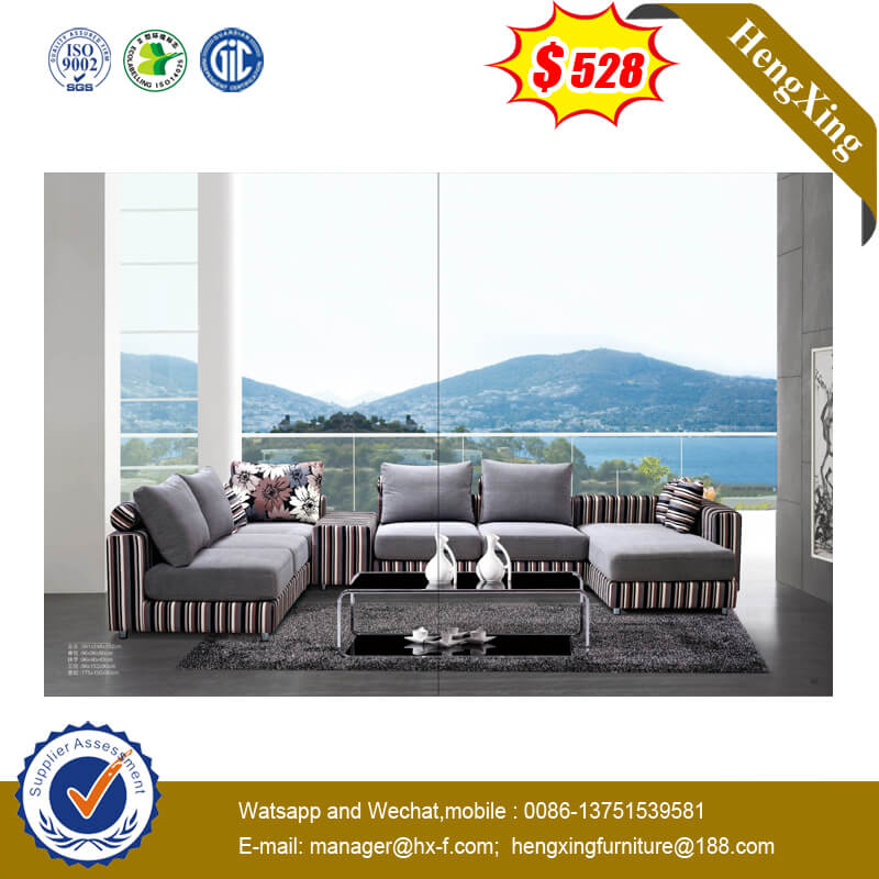 Elegant Design Erogonomic Aluminum Furniture Fabric Leather Sofa Bed