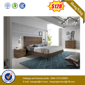 Competitive Price Queen Size Wooden Home Hotel Bedroom Set