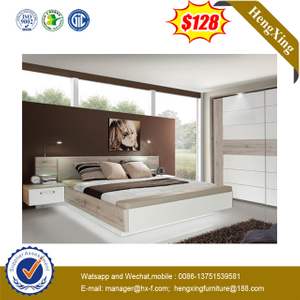 Modern Simple Home Hotel Bedroom Furniture Set Bed With Storage And Backrest