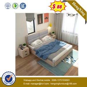 High Box Storage Wooden Frame Bedroom Furniture Bed For Home Use Daily Houseroom Room