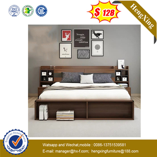 Luxury King Queen Double Single Size Wooden Headboard Bed for 5 Star Hotel