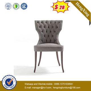 High Quality Velvet with Metal Legs hotel furniture Dining Chair