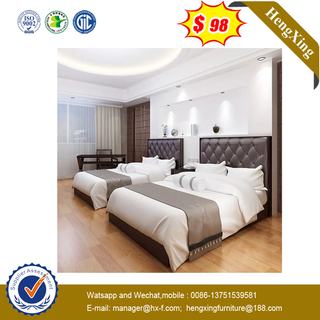 Modern PU Leather King Size hotel Bed for bedroom furniture