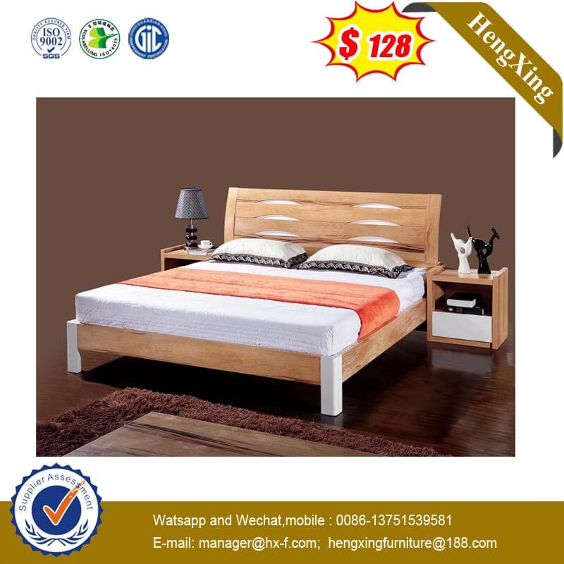 Fashion Classic King Size Bedroom Bed Laminated Home Furniture Set