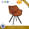 Fahion Living room fabric dining chair with plastic frame