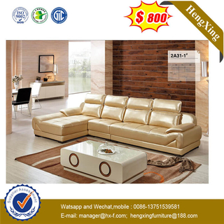 Gold Customization Modular Reclining Living Room Lounge Modern Genuine Leather Sofa