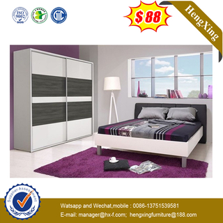 Hotel Apartment Furniture High Box Pneumatic Metal Frame Bedroom Bed Storeable 