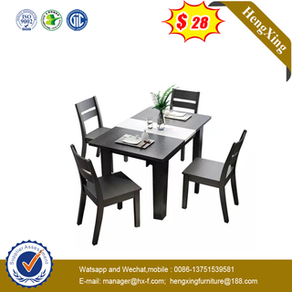  Hotel School Furniture Square Tables Preschool Wooden Home Dining Table 