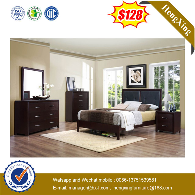 Foshan Factory Home Hotel Furniture King Size Bedroom Bed