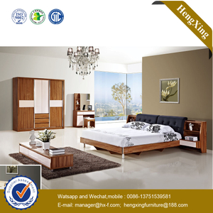 Chinese Modern Home Furniture Wooden MDF House Use Apartment Villa Single Room Bedroom Furniture