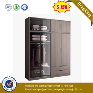 Hot Sell Living Cabinet Bedroom Furniture Wooden Almirah Designs With Glass Door