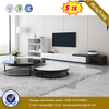 Wooden Simple Design Home MDF Hot Sell living room furniture round Side Cabinet TV coffee Table