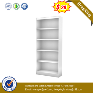 White Simple Style Design Living Room Storage Bookcase Office Filing Book Case Racks