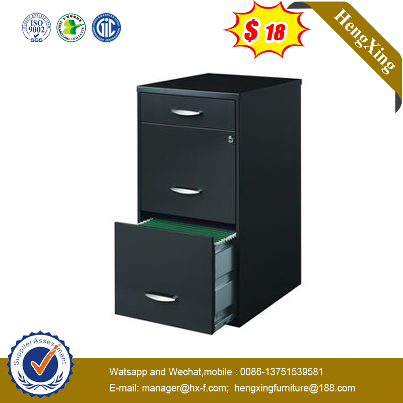 Colorful Office Use 2 Drawer Under Table Filing Cabinet Wood Storage Fixed Pedestal