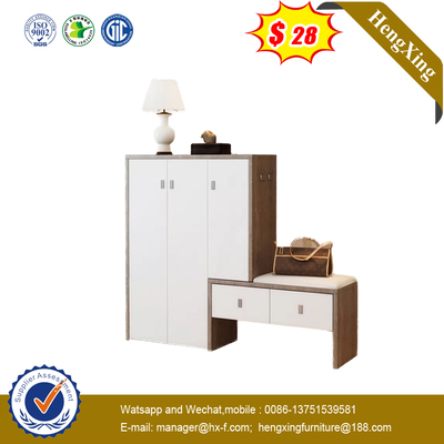 Classic Style Living Room Furniture Shoes Storage Cabinet/ Shoe Rack with Bench and 2 Drawers