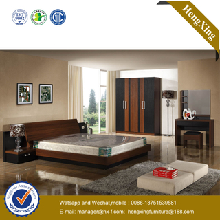 MDF Wooden Modern Living Room Apartment Double Hotel Bedroom Furniture