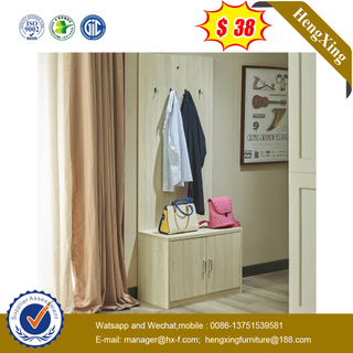 Economical Corner Single Wardrobe Hotel Bedroom Furniture Closet With Shoe Cabinet