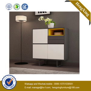 kitchen products Wooden Home Living Room Furniture metal drawer beside table Shoe sideboard cabinet
