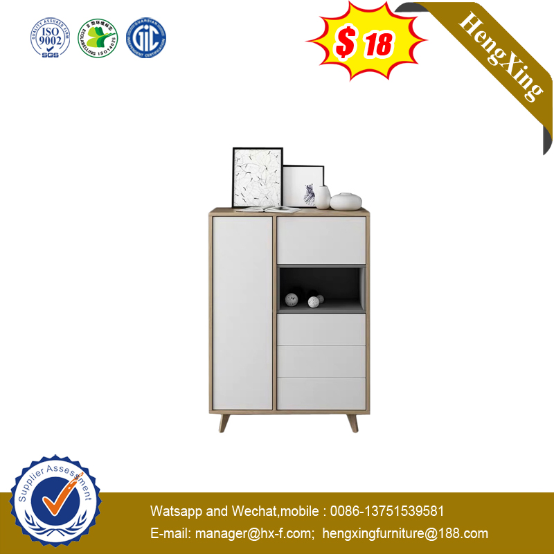Modern Factory Customized Furniture White Wooden Kitchen Cabinets Living Room Storage Cabinet with Drawers