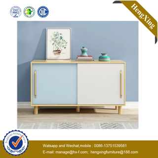 Home Furniture Set Mixed Color Shelf Hot Sell Fashion Wooden Storage Cabinet