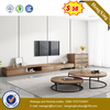 Nordic Style TV Cabinet Living Room Furniture Set TV Stand with Round Coffee Table 