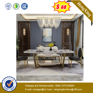 Popular Melamine Laminate Furniture White Dining Table for Restaurant Coffee